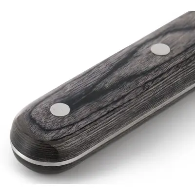 Martha Stewart 8in Chef Knife Dark Gray with Wood Handle