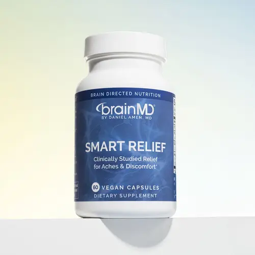 Smart Relief | BrainMD | 60 Capsules | Joint & Nerve Discomfort Relief | Mobility & Inflammatory Response Support | PEA with Boswellia, Ginger & Calcium Fructoborate