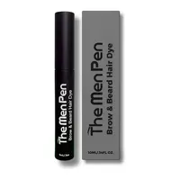 THEMENPEN Men's Facial Hair Dye Pen - Gentle, Compact, All-Natural Long-Lasting Touch-Up Color with Precision Applicator, Built-In Blend Brush, Natural Tone Match, Smudgeproof