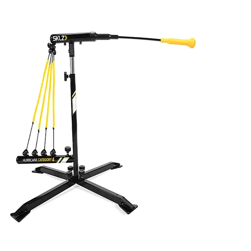 SKLZ Hurricane Category 4 Premium Design Swing Trainer - Baseball Training Tool That Builds Repeatable Swing, Supports Advanced Athletes, Solo Practice Aid Enhances Hitting Technique