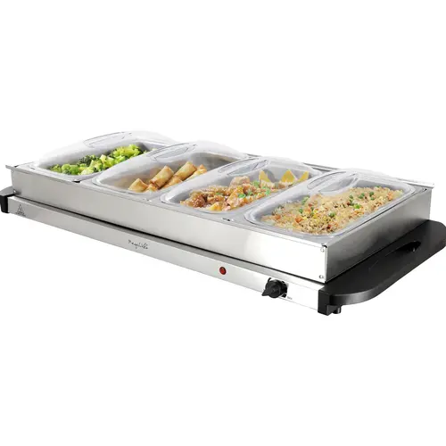 MegaChef 4 Section Buffet Server & Food Warmer