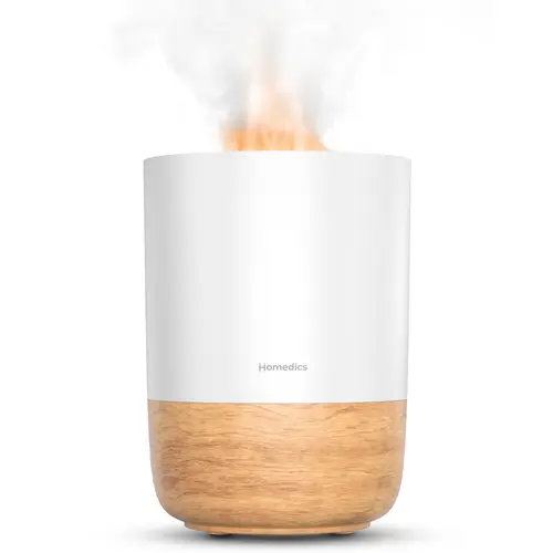 HoMedics Fireside .5 Gal Top Fill Ultrasonic Humidifier