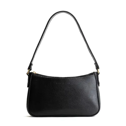 Portland Leather Lucy Shoulder Bag - Easy Everyday Carry - Leather Shoulder Bag, Zipper Closure, Adjustable Strap