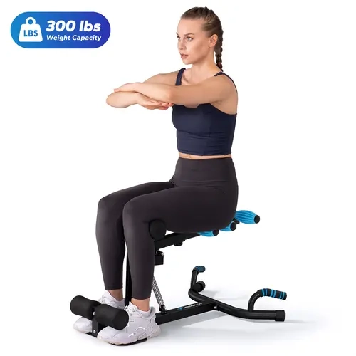 【Live Only】Special Link for Flash Sale Merach Deep Squat Machine, Adjustable Glutes workout for Home Gym Workout Training, Sit Up Machine for Abs and Muscle Building,  Abdominal bench, Push Up Fitness Equipment BackToSchool
