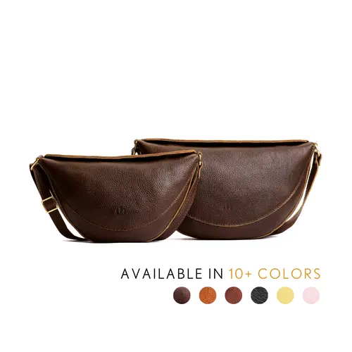Portland Leather Koala Sling Bag - Soft Leather Crossbody Purse & Travel Chest Bag for Women