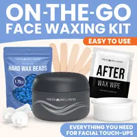 [NEW] Easy to Use Nose & Brow Wax Kit for Women & Men by Tress Wellness– Travel-Friendly Facial & Nose Wax Set for Brows, Upper Lip & Sideburns Sensitive Smooth Silicone Gentle Body Care Hair Removal