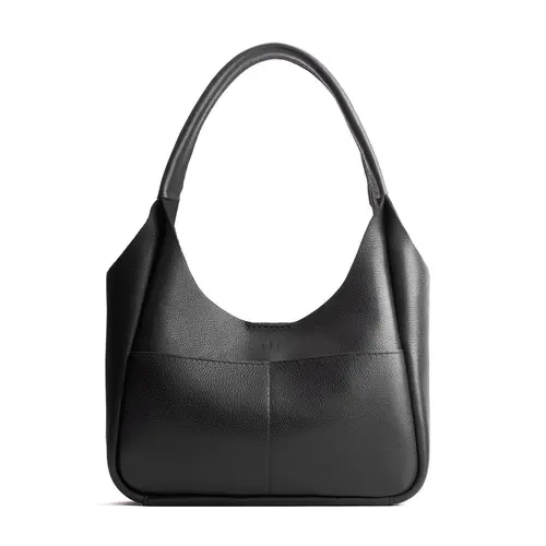 Portland Leather Madison Shoulder Bag - Real Leather Purse with Front Pockets for Women
