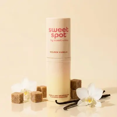Golden Vanilla Flavored Solid Fragrance Stick- Vanilla & Brown Sugar