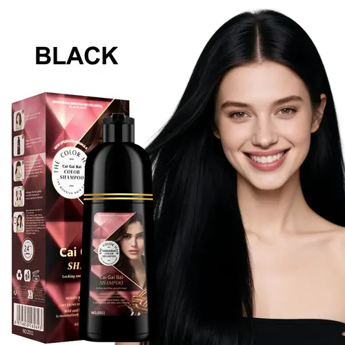 3-in-1 Hair Dye Shampoo, Beauty Products, Haircare Solution - My Hair Dye Black Formula for Gray Coverage & Vibrant Results