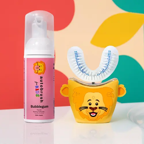 Autobrush Sonic Pro Kids Bundle | ADA-Accepted U-Shape Electric Toothbrush | Full-Mouth Clean in 30 Sec | Music + LED Lights | 3 Cleaning Modes | Pick Your Character