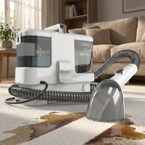 Lubluelu Spot Cleaner for Carpets & Upholstery – 450W, 13.5KPa Strong vacuum Suction for Pet Stains, Couch, Car Seats & Mattress, Self-Cleaning Hose, Dual Water Tanks carpet cleaner machine,dorm essentials,home essentials,sohochic