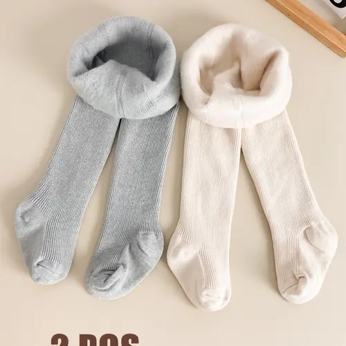 Girls' Two-Piece Jumpsuits, Autumn-Winter Thin Velvet Pants, Soft Comfortable Warm, Plain Casual Style, Suitable for Outdoor Wear, Winter Set, Children, Knitted Set, Clothes Kids
