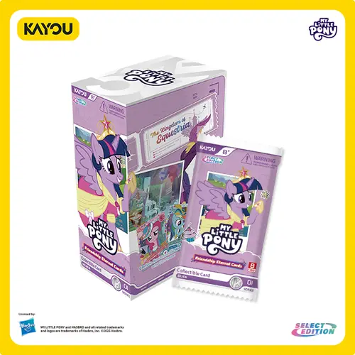 My Little Pony Friendship Theme Cartoon Non-Sports Trading Cards - Friendship Eternal Fun Moments Edition - NA-001A Card Games with Pony Art, Includes Box, Select Edition