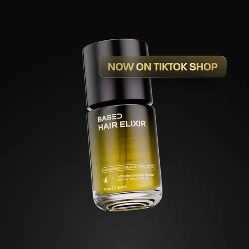 BASED Hair Elixir | Nourishes, Seals, & Protects Hair | Lightweight, Non-Greasy Formula | Instant Shine & Color Vibrancy | Thermal & Heat Protection | Deeply Nourishes | Helps Reduce Breakage | Science-Backed Ingredients