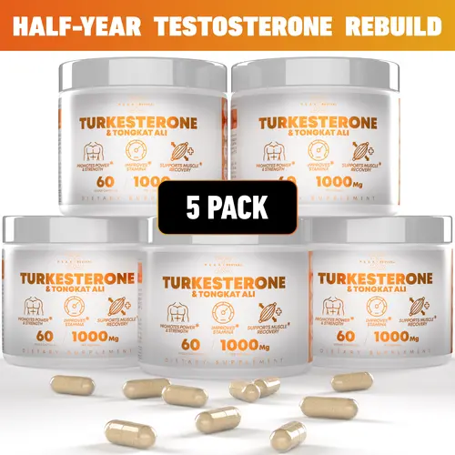 Peak Revival-X Turkesterone & Tongkat Ali 5 Month Supply – 1000mg Per Serving – 300 Capsules Total – Non-GMO Gluten-Free Dietary Supplement