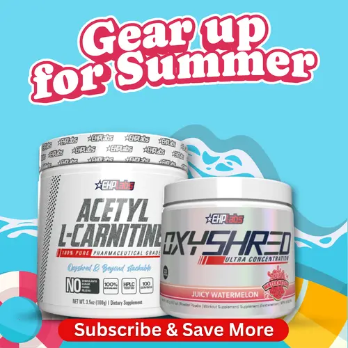 EHPlabs OxyShred + Acetyl L-Carnitine Fit Mama Supplement Stack, Pre Workout Energy + Amino Acid Focus Fuel, Clean Ingredients Daily Performance Support Combo, Food Supplement Pre-Workout Products