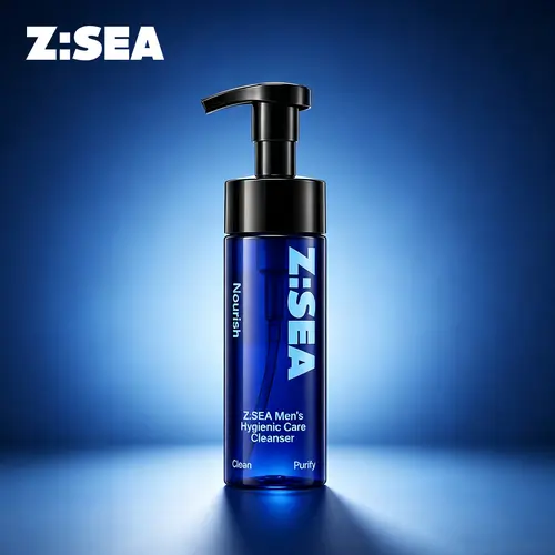 Z: SEA Men's Plant-Based Intimate Wash, pH-Balanced Foaming Cleanser - Odor Control Deodorant, Gentle Daily Cleansing for Sensitive Adult Skin, Liquid Body Care Product in Bottle, 5.07 fl oz