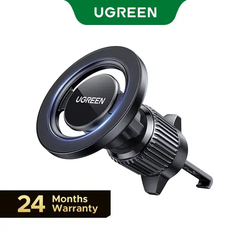 UGREEN Car Phone Mount for Magsafe Air Vent Car Mount Magnetic Phone Holder Compatible with iPhone 17 16 15 14 13 12 Pro Max, Strongest Magnet Black,Summer Sale tiktokshopbacktoschool, Car Phone Holders, Car Accessories,tiktokshopbacktoschool, Magnetic Ph