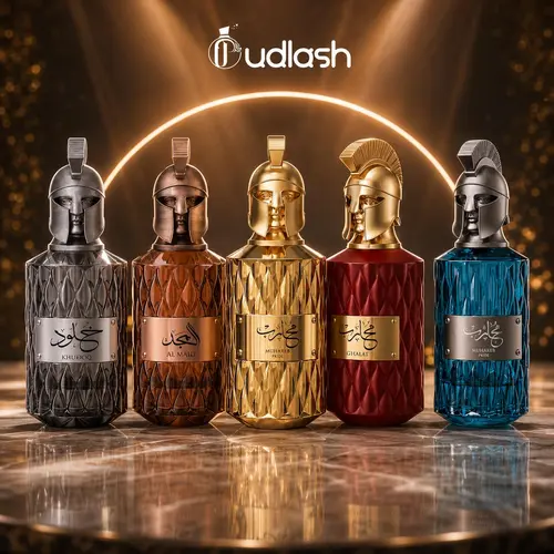Oudlash Bundle | Le Falcone Muharib Alpha + Muharib + Muharib Hero + Khulood + Al Majd | Unisex Fragrances | 85 ML | Eau De Parfum | Green Apple, Aquatic Notes, Bergamot
