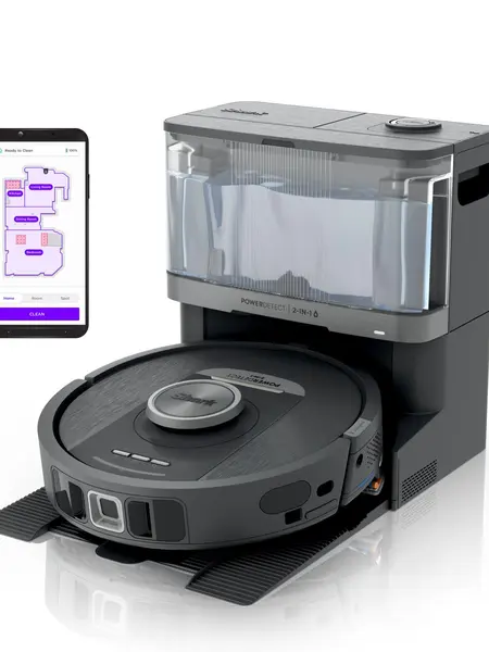 Shark PowerDetect 2-in-1 Robot Vacuum and Mop with NeverTouch Base - RV2820YE