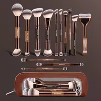 MAANGE 13pcs Makeup Brush Set with Cosmetic Bag, Soft Makeup Brushes, Foundation Brush, Loose Powder Brush, Blush Brush, Contour Brush, Concealer Brush, Eyeshadow Brush, Perfect for Daily Use and Travel, Makeup Brush Kit, Beauty Brush Set