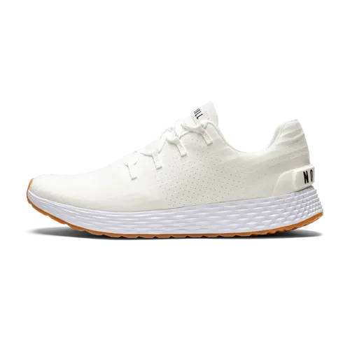 NOBULL Men's Allday 365 (Ripstop) Shoe in White Gum - Athletic Everyday Sneaker, Comfortable Walking Shoe, Versatile Trainer