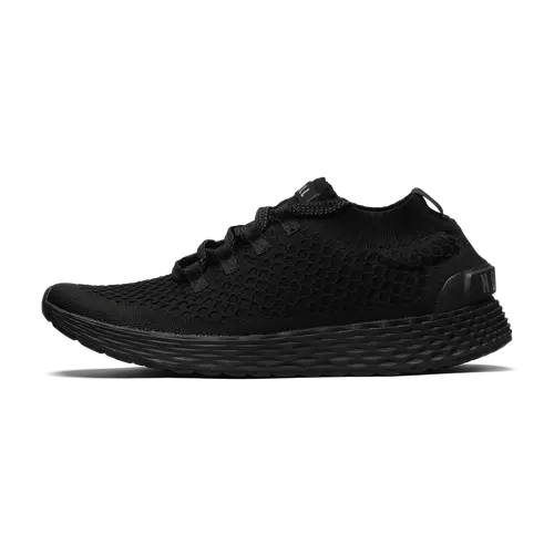 NOBULL Men's Allday Knit Shoe in Triple Black - Everyday Walking Sneaker, Comfortable Slip-On Shoe, Casual Trainer