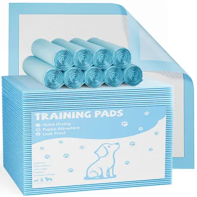 Sweetcrispy Disposable Dog Puppy Pee Pads, Puppy Pee Mat, Leakproof, Quick-Drying, for Potty Training & Incontinence