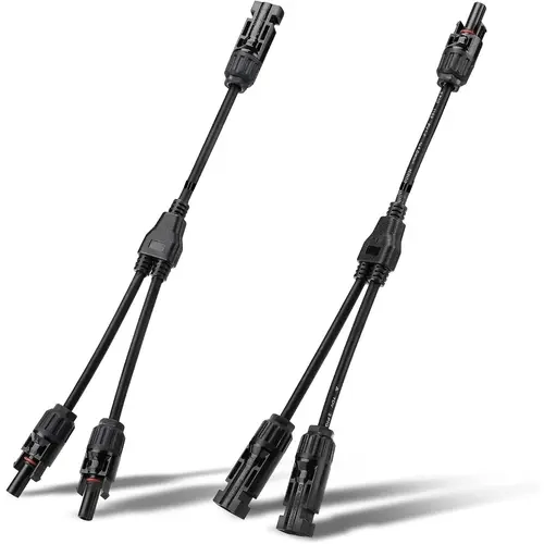 Y-Branch Parallel Adapter Cable Wire Plug Tool Kit with PV Connector for Solar Panels, Power Systems,sohochic