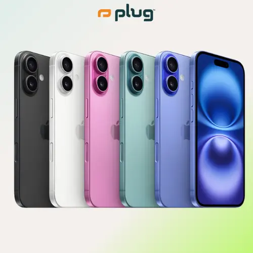 Refurbished iPhone 16 Plus (Unlocked) - Acceptable Condition with 1-Year Warranty by Plug
