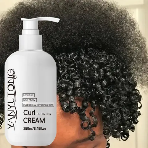 YANYUTONG Curl Cream - Nourishing Haircare for Curly Hair Products, Hydrates, Enhances Curl Shape, Reduces Frizz, Softens Strands, Delivers Smooth Finish, Boosts Elasticity, Light on Hair, Daily Styling for Men & Women