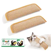 Potaroma 2-Pack Soft Sisal Fabric Cat Toys with Double-Stitched Edges, Indoor Kitten Scratching & Kicker Toys for Teeth Cleaning, Plaque Removal, Stress Relief #backtoschool