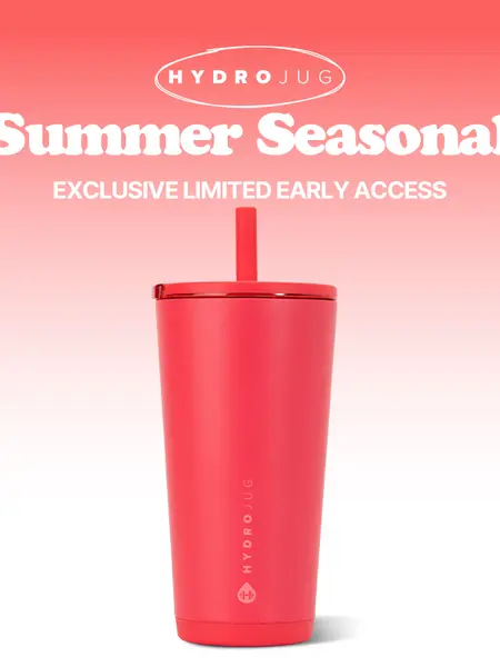 Hydrojug Everyday Tumbler - Double-Wall Vacuum Insulated Flexible Straw Drinkware Bottled