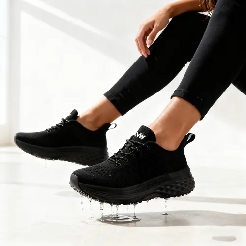 Women's Professional Work Footwear, Waterproof Non-Slip Kitchen Chef Shoes, Oil-Resistant, Splash-Resistant, Durable Safety Shoes,sohochic