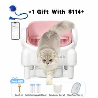 Premium Edition | ECORUI Self-Cleaning Litter Box with FREE APP, Smart Health Alerts & Advanced Safety Monitoring | Open-Top, 10.5L Bin