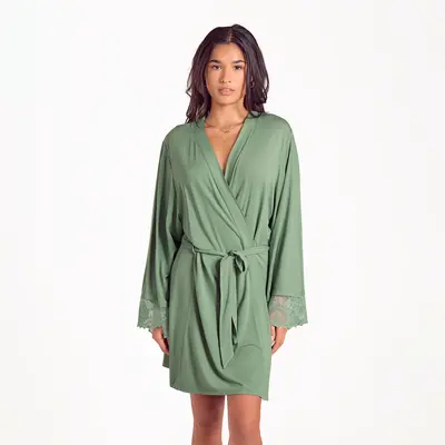 iCollection Modal Blend Self-Tie Robe