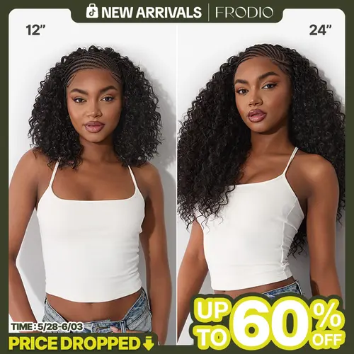 Frodio Veralux™ Fiber Fulani Braid Wig 13x6 Frontal Lace Wig | Natural Look, Beginner Friendly#SohoChic