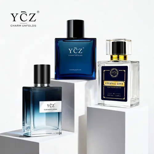 YCZ Men's 3-Piece Luxury Fragrance Gift Set - Midnight Marine, Gent’s Club, Eternal Love EDP Spicy Scented Liquid for Adults - Long-Lasting, Versatile - 30-Day Money-Back Guarantee,sohochic