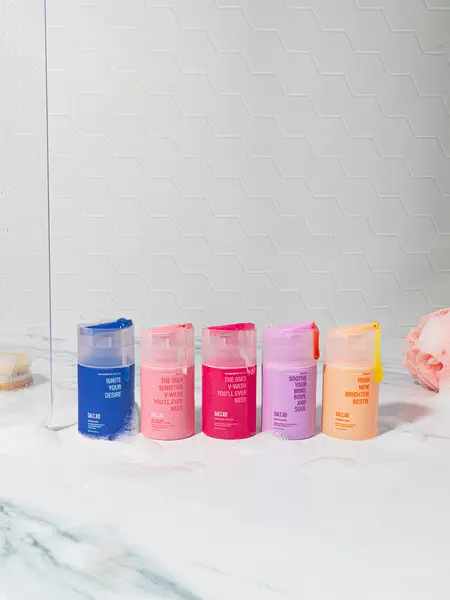 [Travel Size] Salt.Xo | XO To-Go – 5-Piece Mini Yoni Gel Kit (Ignite Your Desire, Grapefruit, Seedless, Vit C, Erotica)