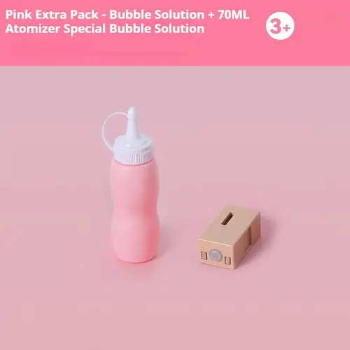 ONSHINE Bubble Solution for Smoke Bubble Guns Refill Packs 70ML Atomizer Special Bubble Solution for Children's Toys Safe Fun Easy to Use(without Smoke Bubble Gun), Bubble Machine, Solution Bubbles