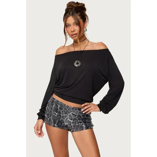 Nannie Off Shoulder Oversized Top