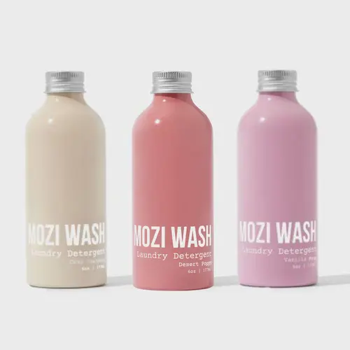 3 Pack Mozi Wash 6 oz Scented Liquid Laundry Detergent (30+ loads)