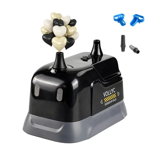 Electric Balloon Filling Pump - Dual-Nozzle, Portable, Lightweight Fast Inflation Blower for Party Decorations, Birthday, Wedding,sohochic