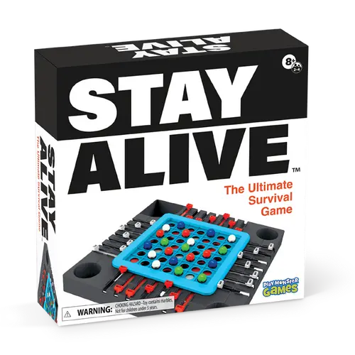 Stay Alive Board Game - Family Game Night, Strategic Game Play, Retro Board Games, The Ultimate Survival, Multi-Player, for Kids, Ages 8+