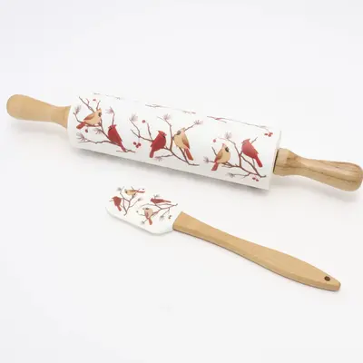 Temp-tations Seasonal Rolling Pin with Spatula