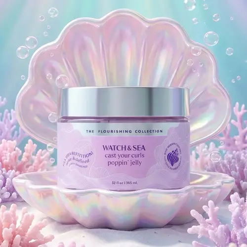 “CAST YOUR CURLS” Poppin’ Jelly Haircare Gel Defining Styling Cream Hairproduct Clump Proof