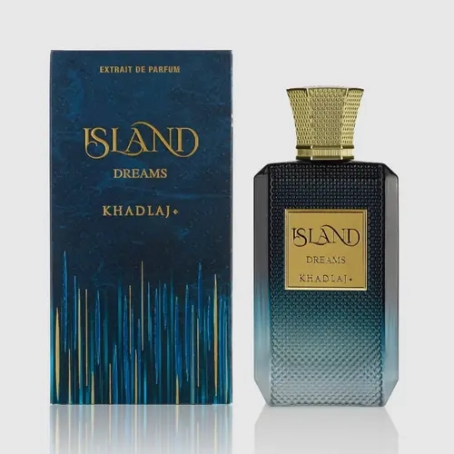 Khadlaj Island DREAMS Extrait De Parfum - Modern Pre-Packed Unisex Fragrance, Easy-Spray 100 ml (3.4 fl oz) Single Bottle, Modern Unisex Fragrance