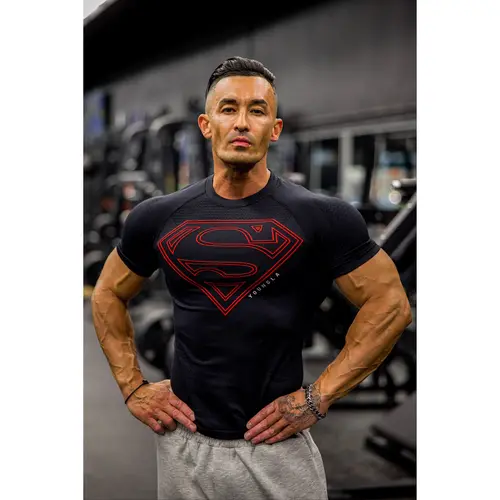 4117 - Superman Compression Tees
