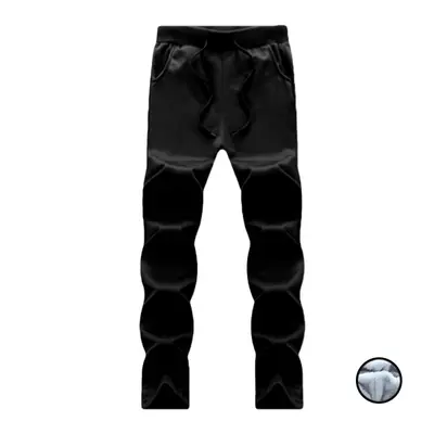 Men's Thick Warm Winter Casual Trousers - Athletic Men's Pants, Outdoor Sports Menswear Bottoms, Casual Men's Pants