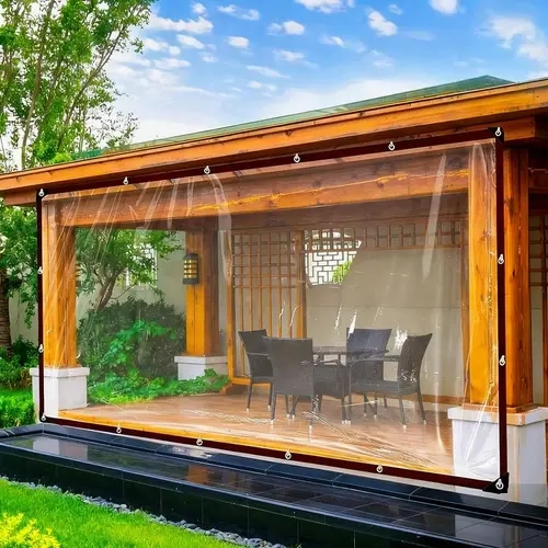 【SummerVibes】2PCS 7*10FT Heavy-Duty Waterproof PE Tarp - Reinforced Metal Grommets, UV & Mildew Resistant, Patio Sun Shade, Portable Sunshade Shelter, Removable Shaded Sun Canopy for Terrace, Camping,sohochic